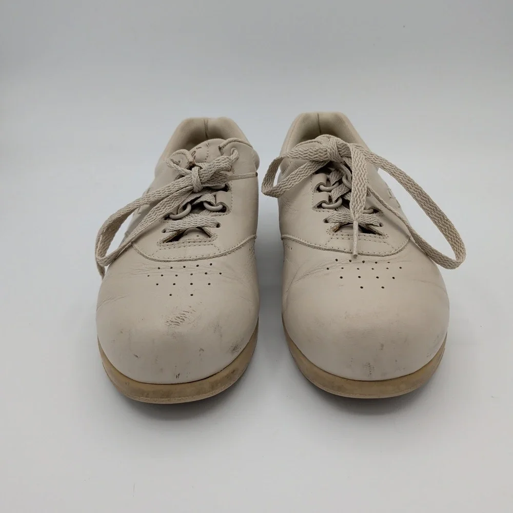 SAS Free Time Womens Walking Shoes 6.5 N Bone Leather Tripad Comfort Made in USA